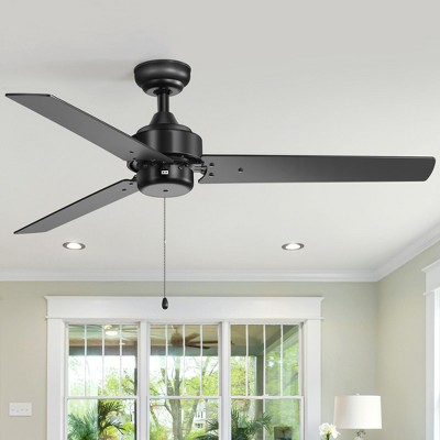 Airsurfer 52-inch 3-Blade 3-Speed Ceiling Fan with Pull Chain without Light