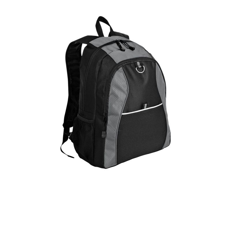 Trendy Port Authority Honeycomb Contrast Backpack - Durable and Versatile Design Perfect for School and Commute, 2 of 5