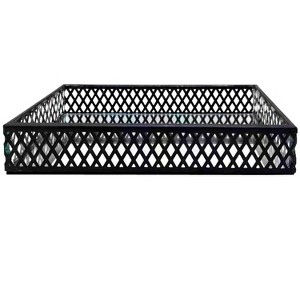 Mesh Guest Towel Tray Black - Popular Bath Popular Home - 1 of 4