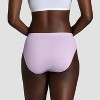 Fruit of the Loom Women's 6+1 Bonus Pack 360 Stretch Seamless Hi-Cut Underwear - Black/Gray/Blue - 4 of 4
