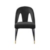 Meridian Furniture,Akoya Velvet Dining Chair, Set of 2 - 2 of 4