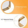Lirago Metal Flat Mirror Wall Mirror Vanity Mirror Decor Mirror 38x26 Gold - 4 of 4