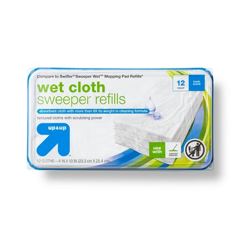 Wet Floor Wipes - Fresh Scent - 12ct - Up & Up™ : Target