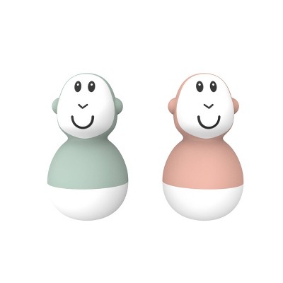 Image of Matchstick Monkey Wobblers - Mint Green & Dusty Pink