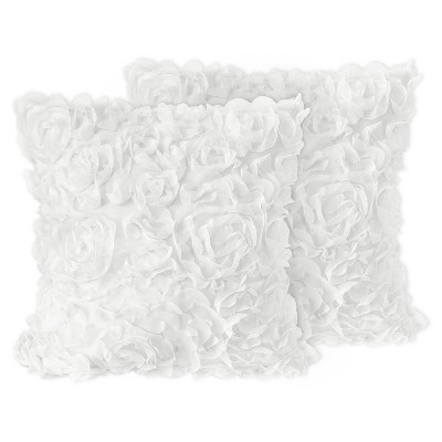 Black and White Chevron Zig Zag Decorative Accent Throw Pillow Set of 2 Sweet Jojo Designs B00ICM9V1C