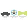 Big Dot of Happiness Dashing Little Man Mustache Party - DIY Shaped Baby Shower or Birthday Party Cut-Outs - 24 Count - 2 of 4