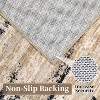 Modern Abstract Area Rug, Non-Slip Stain-Resistant Low Pile Carpet for Living Room, Bedroom, or Dorm Office Accent Decor - 2 of 4