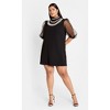 Women's Plus Size Phoenix Dress - black | CITY CHIC - 2 of 4