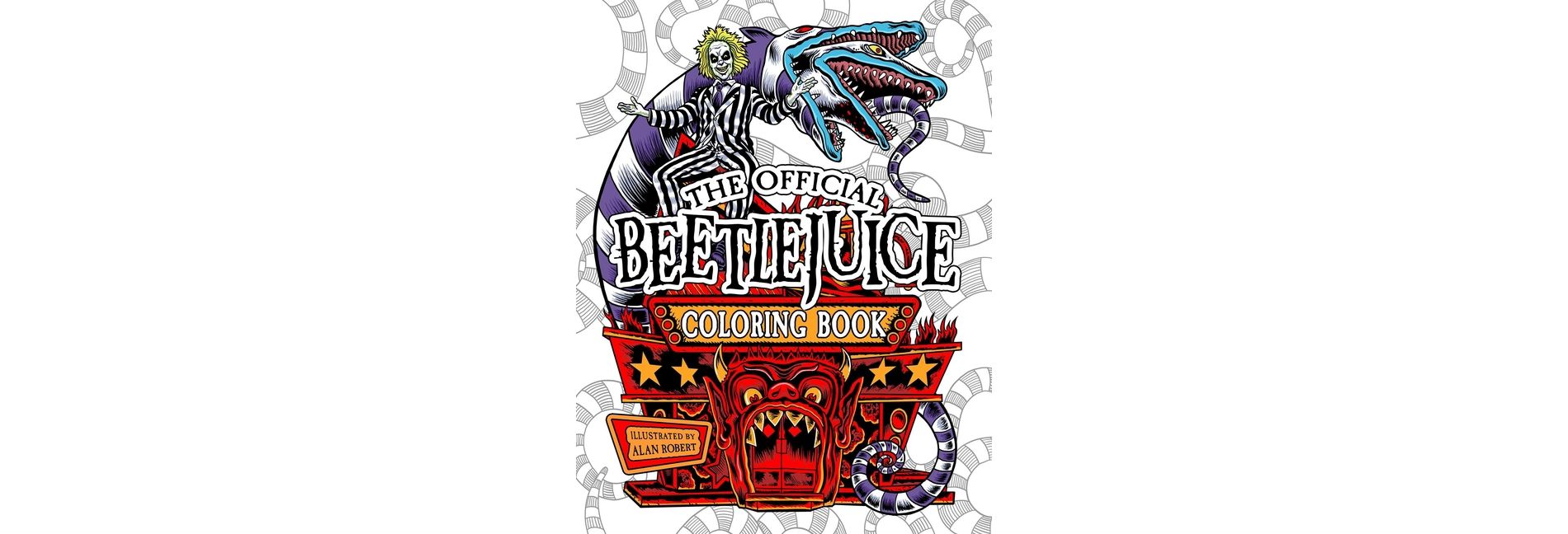 Beetlejuice: The Official Coloring Book - by  Alan Robert (Paperback)