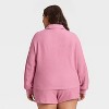Women's Waffle Henley Sweatshirt - Auden™ - 2 of 3