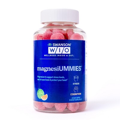 Swanson W/I/O magnesiUMMIES - 120 gummies.