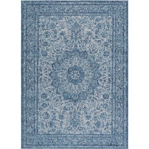 Courtyard CY8334 Power Loomed Stain Resistant Non-Shedding Indoor/Outdoor Rugs - Safavieh - 1 of 4