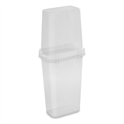 Sterilite 30 Inch Holiday Gift Wrapping Paper Storage Box with Lid (8 ...