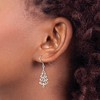 Black Bow Jewelry Sterling Silver Christmas Tree Earrings - 3 of 4