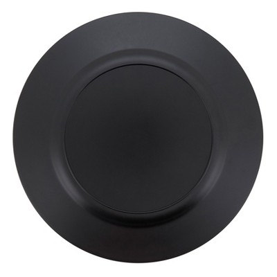 Green 13" Round Solid Color Charger Plates Set of 4