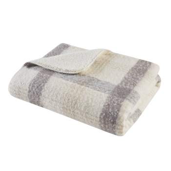 50"x60" Bloomington Faux Mohair to Faux Shearling Throw Blanket - Woolrich