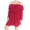 maison Jules Womens Ruffled Off The Shoulder Shift Dress - 4 of 4