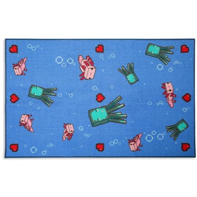 3'3"x5' Rectangle Loomed Area Rug Blue - Ukonic