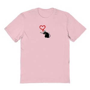 APOH Men's Heart Rat Short Sleeve Graphic Cotton T - 1 of 3