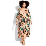 Women's Plus Size Valencia Dress - botanical blush | LORALETTE