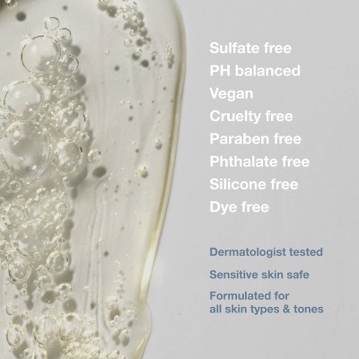 Ontu Hydrating Body Wash Cleansing Oil with Triple-Oil Complex - 14 fl oz: Vanilla Scent, Normal Skin, Pump Bottle