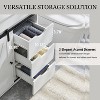 Mastgoal 30" Farmhouse Bathroom Vanity with Sink, Bathroom Dresser with 3 Drawers & Adjustable Shelves - 2 of 4