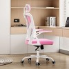Kumasinova Mesh Office Chair with Flip-Up Arms,Adjustable Headrest&Lumbar Support,Ergonomic Computer Chair,Rolling Desk Chairs,350lbs Max - 2 of 4