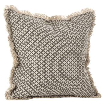20"x20" Oversize Corinth Moroccan Tile Design Square Throw Pillow - Saro Lifestyle