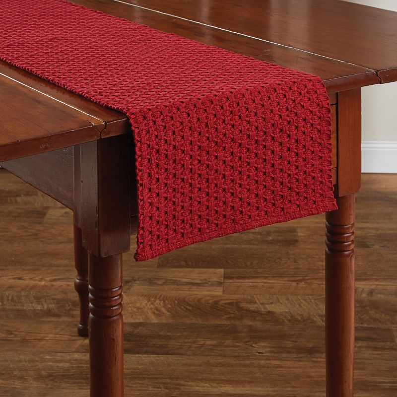 Park Designs Chadwick Table Runner - 54"L - Red, 2 of 5