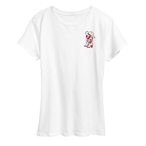 Women's - Barbie - Barbie Western Americana Short Sleeve Graphic T-Shirt - 1 of 4