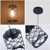 Bella Depot Modern Small Black Crystal Chandelier Luxury Dimmable Metal Pendant Light for Hallway, Kitchen Island - 2 of 4