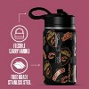 NBA Cleveland Cavaliers 14oz Kids Stainless Steel Water Bottle With Straw Lid and Flexible Handle - 3 of 4