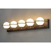 Maxim Lighting Revolve 5 - Light Vanity in  Black/Gold - 4 of 4