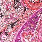 black multi paisley