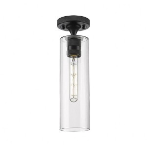 Crown Point - 1 Light Flush Mount In Industrial Style-15 Inches Tall and 3.88 Inches Wide - 1 of 1
