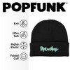 Rick and Morty Logo Knit Beanie for Men and Women, Black - 2 of 4