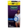 Depend Night Defense Incontinence Disposable Underwear for Men - Overnight Absorbency - 2 of 4