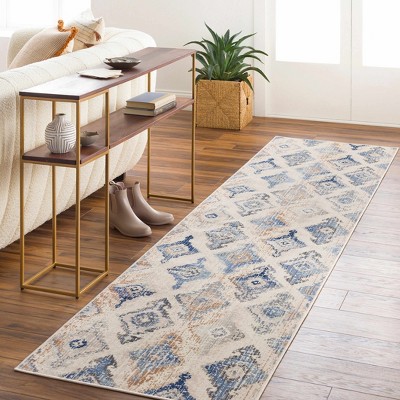 Hauteloom Buckner Blue Ikat Rug