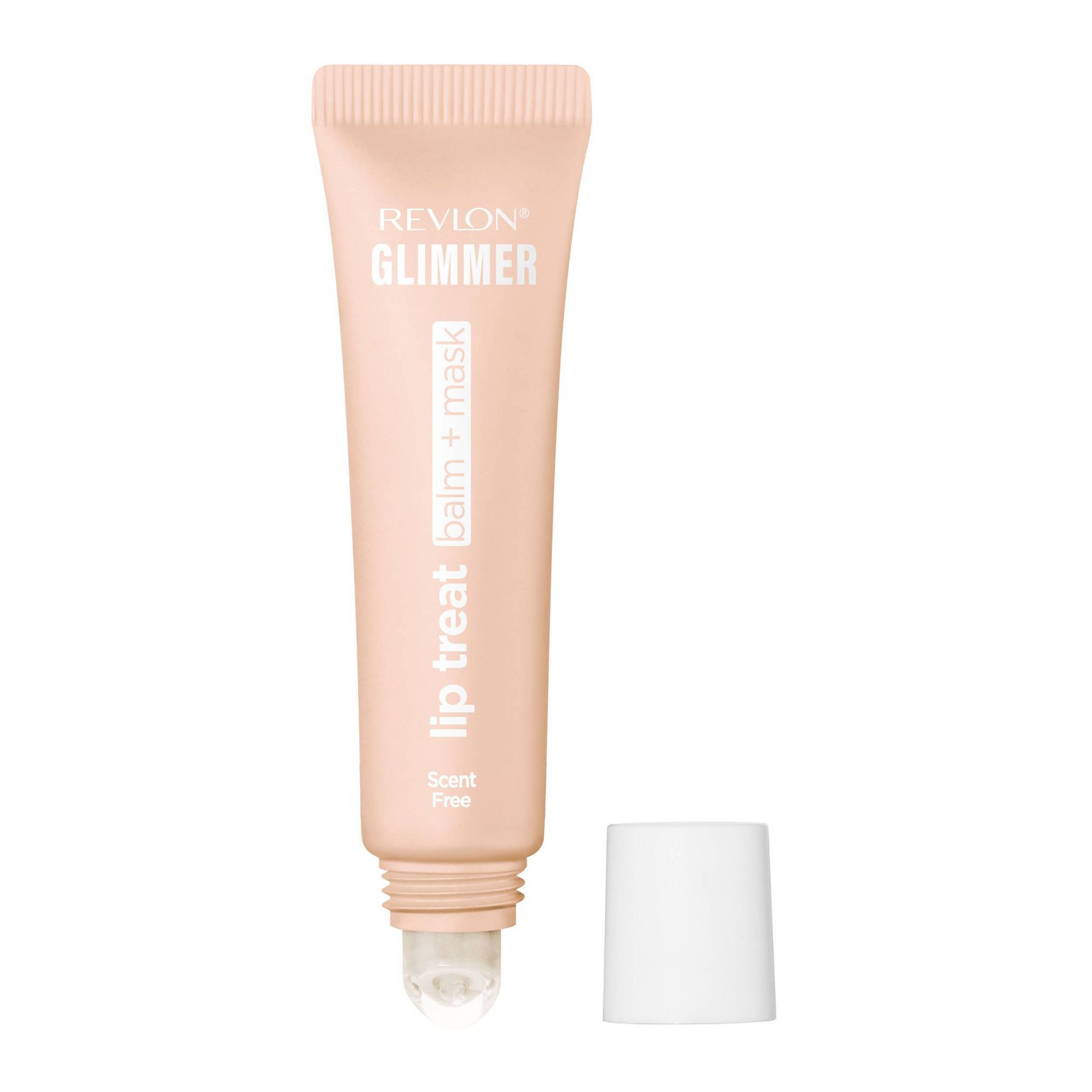 Revlon Glimmer Lip Treat Balm + Mask - Overnight Hydration for Dry Lips - 001 Scent Free - 0.4 fl oz