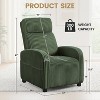 Yaheetech Corduroy Armchair Nursing Chair for Nursery Room, Living Room, Bedroom - 3 of 4