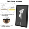 Americanflat 12x18 Poster Frame with Polished Plexiglass - Soho Collection - Gallery Style Deep Molding Picture Frames for Wall Display - Black - 4 of 4