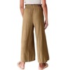 Garvee Womens Wide Leg Pants Casual High Waist Elastic Drawstring Loose Flowy Trousers with Pockets - 3 of 4