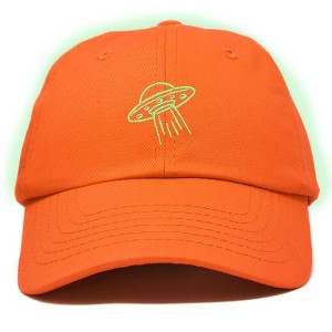Dalix UFO Embroidered Alien Dad Hat Cotton Baseball Cap Adjustable Mens - 1 of 4