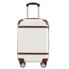 XINGHANZHENXUAN Hardshell Luggage Sets with Bags Carry-on Suitcase Double Spinner Wheels with Lock - 3 of 4