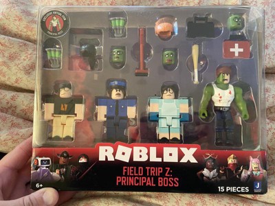 Roblox Action Collection - Field Trip Z: Principal Boss Four Figure Pack  [Includes Exclusive Virtual Item]