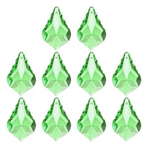 Unique Bargains Hanging Ornament DIY Craft K9 Crystal Pendant Teardrop Beads 10 Pcs - 1 of 4