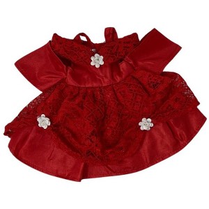 Doll Clothes Superstore Red Princess Dress Fits 12 Inch Baby Alive And LIttle Baby Dolls - 1 of 4