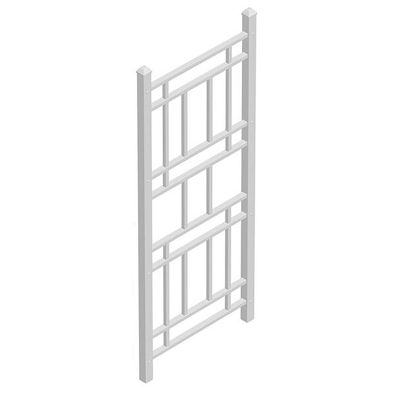 Dura-Trel Wellington 28 by 75 Inch Indoor Outdoor Garden Trellis Plant Support for Vines and Climbing Plants, Flowers, and Vegetables, White, 1 of 7