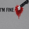Rerun Island Women Im Fine Stab Knife Short Sleeve Graphic Cotton Baby Tee - 2 of 4