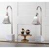 Charley Desk Lamp (Set of 2) - 26 Inch Height - LIT4278 - Nickel/White - Safavieh - 2 of 4